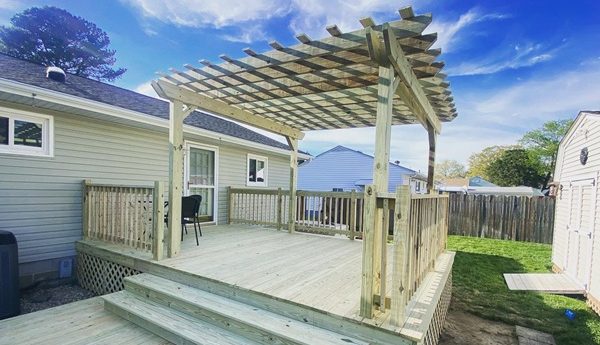 Structure and Pergola installation in Virginia Beach
